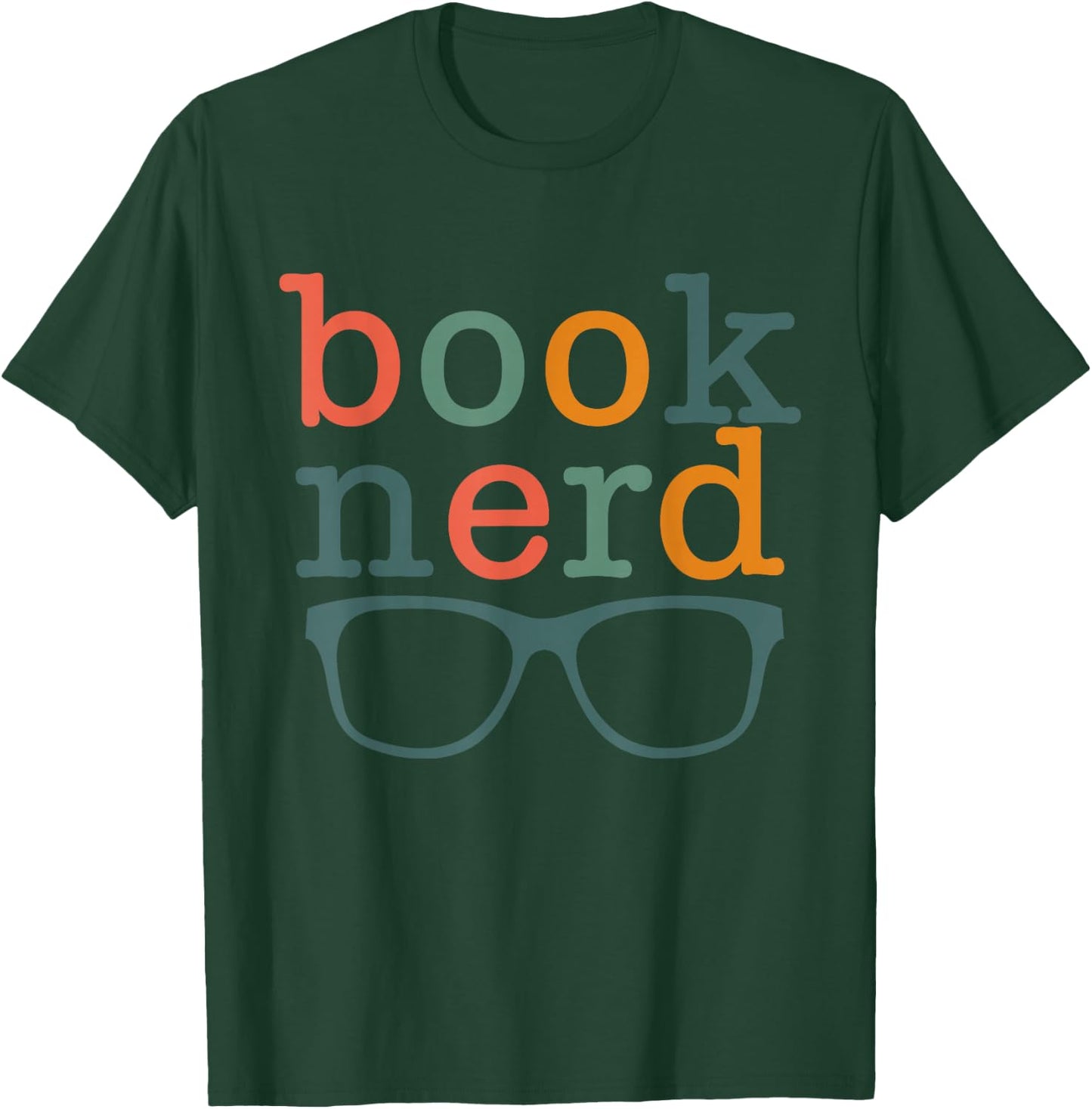 Funny Book Nerd - Cute Bookworm & Library Gift T-Shirt - T-Shirt | Forest