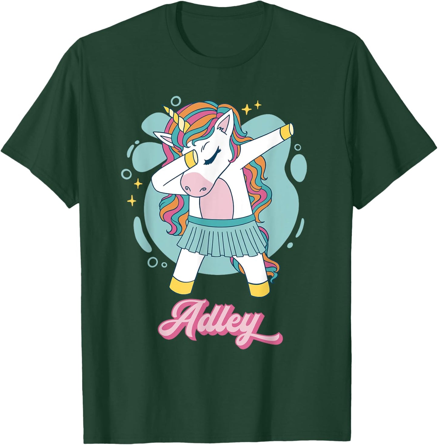 Adley Merch Unicorn Design T-Shirt - T-Shirt | Forest