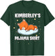 Kimberley's Pajama Shirt - Personalized Sleeping T-Shirt - T-Shirt | Forest