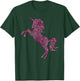 Girl's Unicorn Pink Polka Dot Day Horse T-Shirt - T-Shirt | Forest