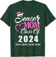 Proud senior mom 2024 graduation class of not crying T-Shirt - T-Shirt | Forest