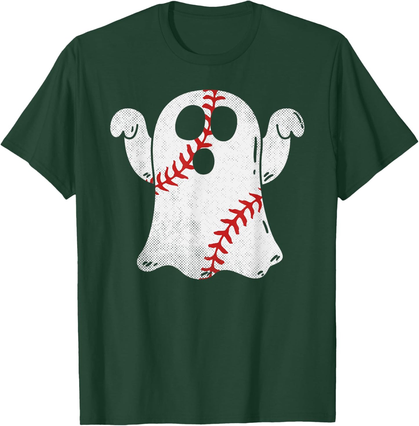 Baseball Ghost Baseball Lover Halloween Costume T-Shirt - T-Shirt | Forest