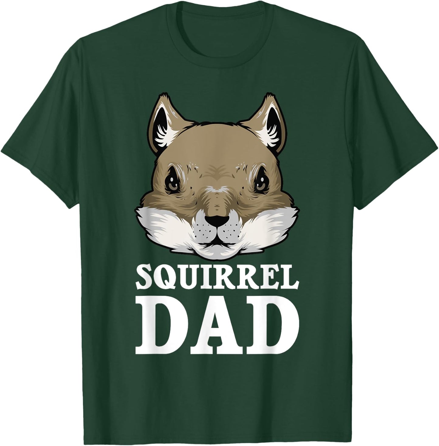 Funny Squirrel Dad Rodent Gopher Chipmunk Lover Daddy Men T-Shirt - T-Shirt | Forest