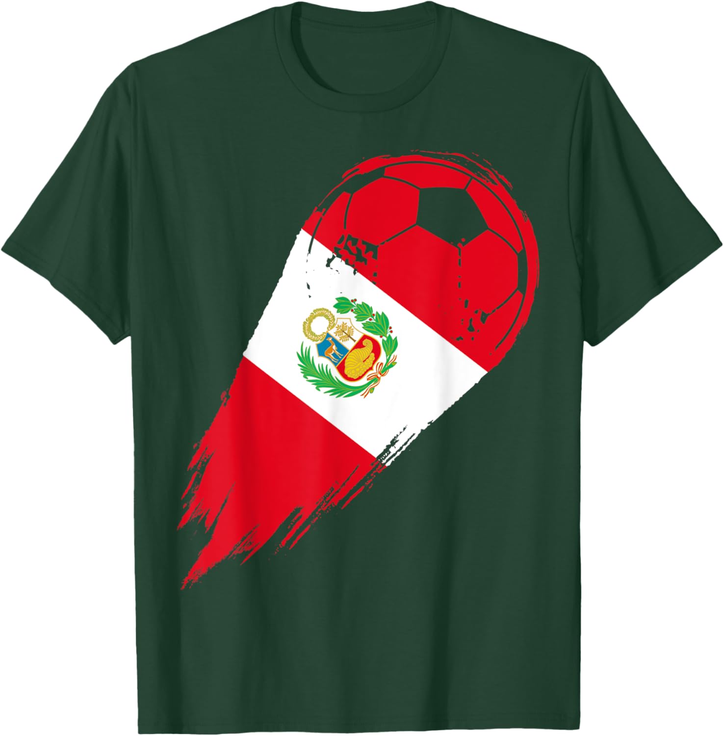 Soccer Player of Pride Peru T-Shirt - T-Shirt | Forest