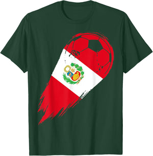 Soccer Player of Pride Peru T-Shirt - T-Shirt | Forest