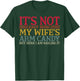 It's Not Easy Being My Wife's Arm Candy Retro T-Shirt - T-Shirt | Forest