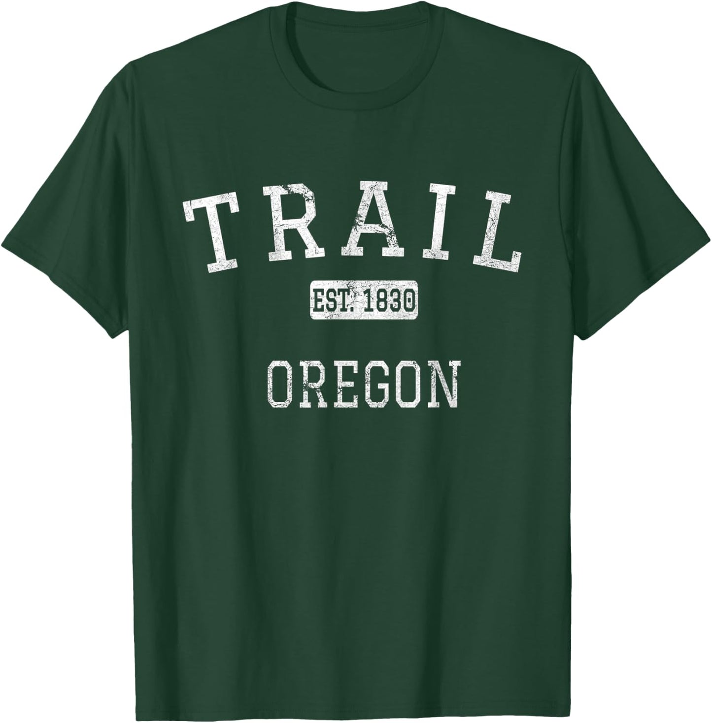 Trail Oregon OR Vintage T-Shirt - T-Shirt | Forest