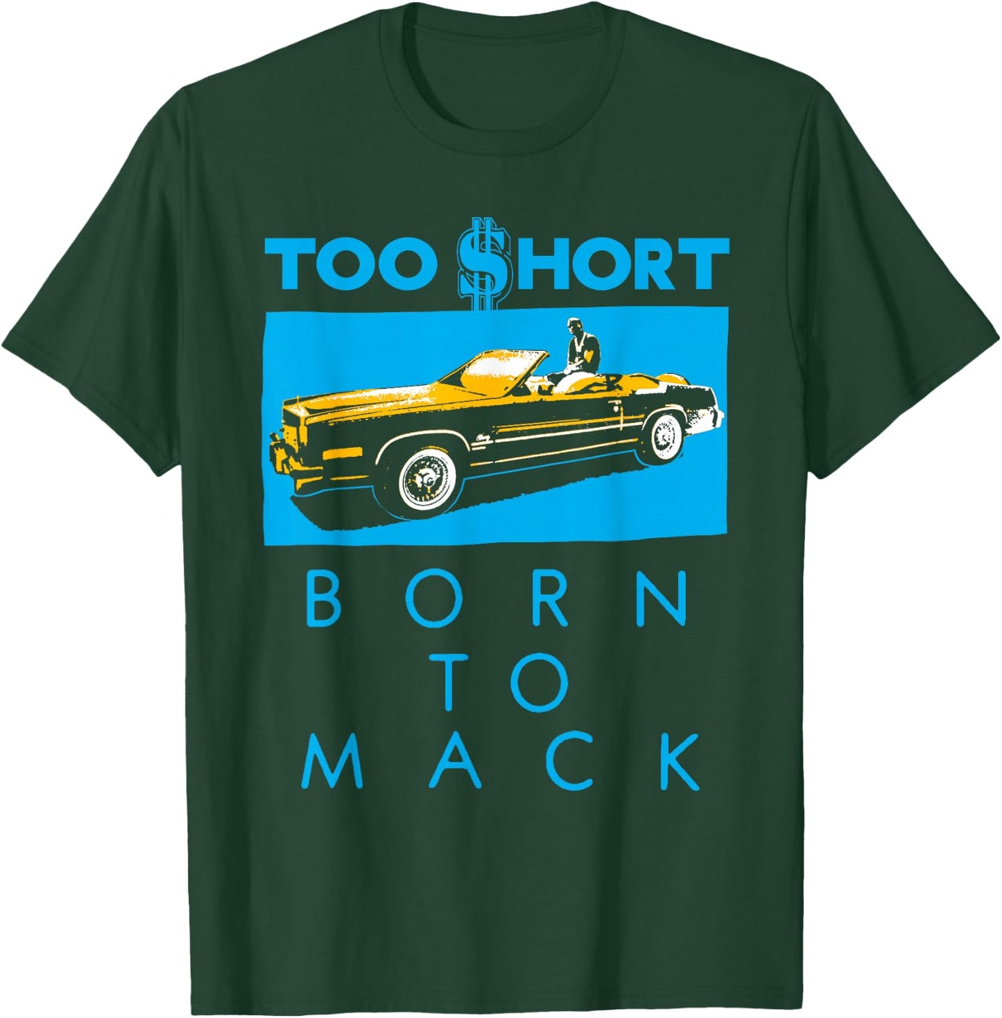 Too Short - Born To Mack Hi Contrast T-Shirt - T-Shirt | Forest
