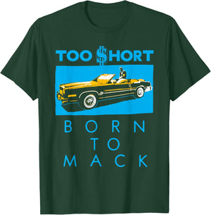 Too Short - Born To Mack Hi Contrast T-Shirt - T-Shirt | Forest