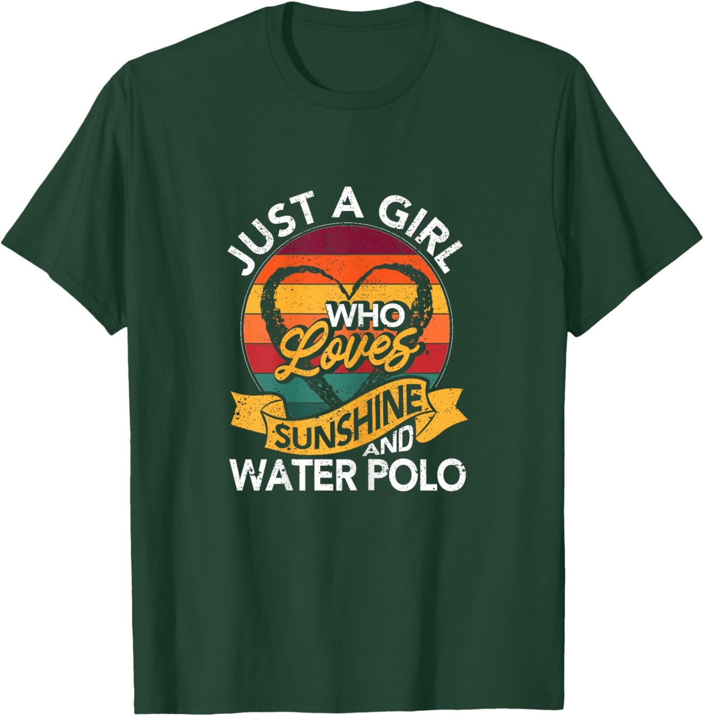 Just A Girl Who Loves Sunshine And Water Polo Player Coach T-Shirt - T-Shirt | Forest