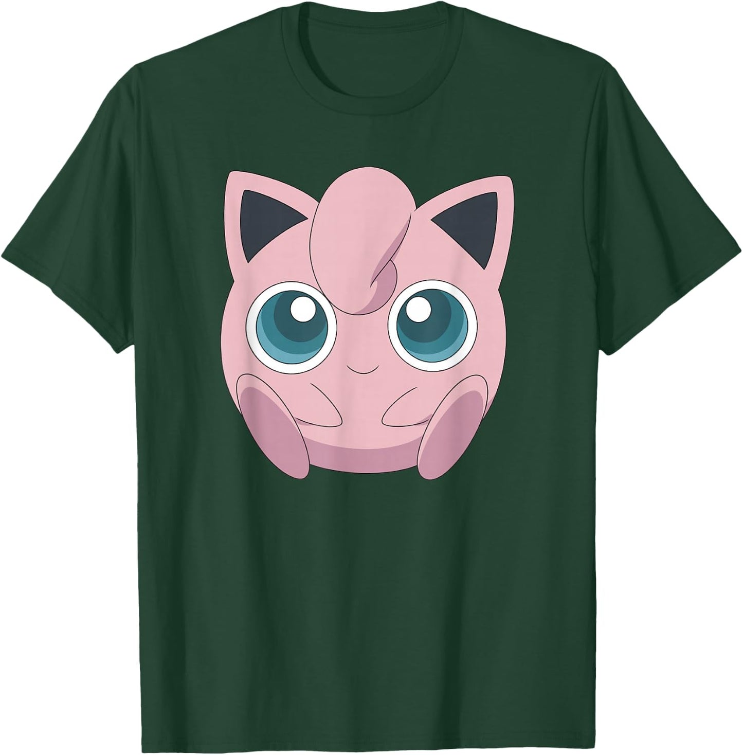Pokémon Jigglypuff Cute Fairy Big Face T-Shirt - T-Shirt | Forest