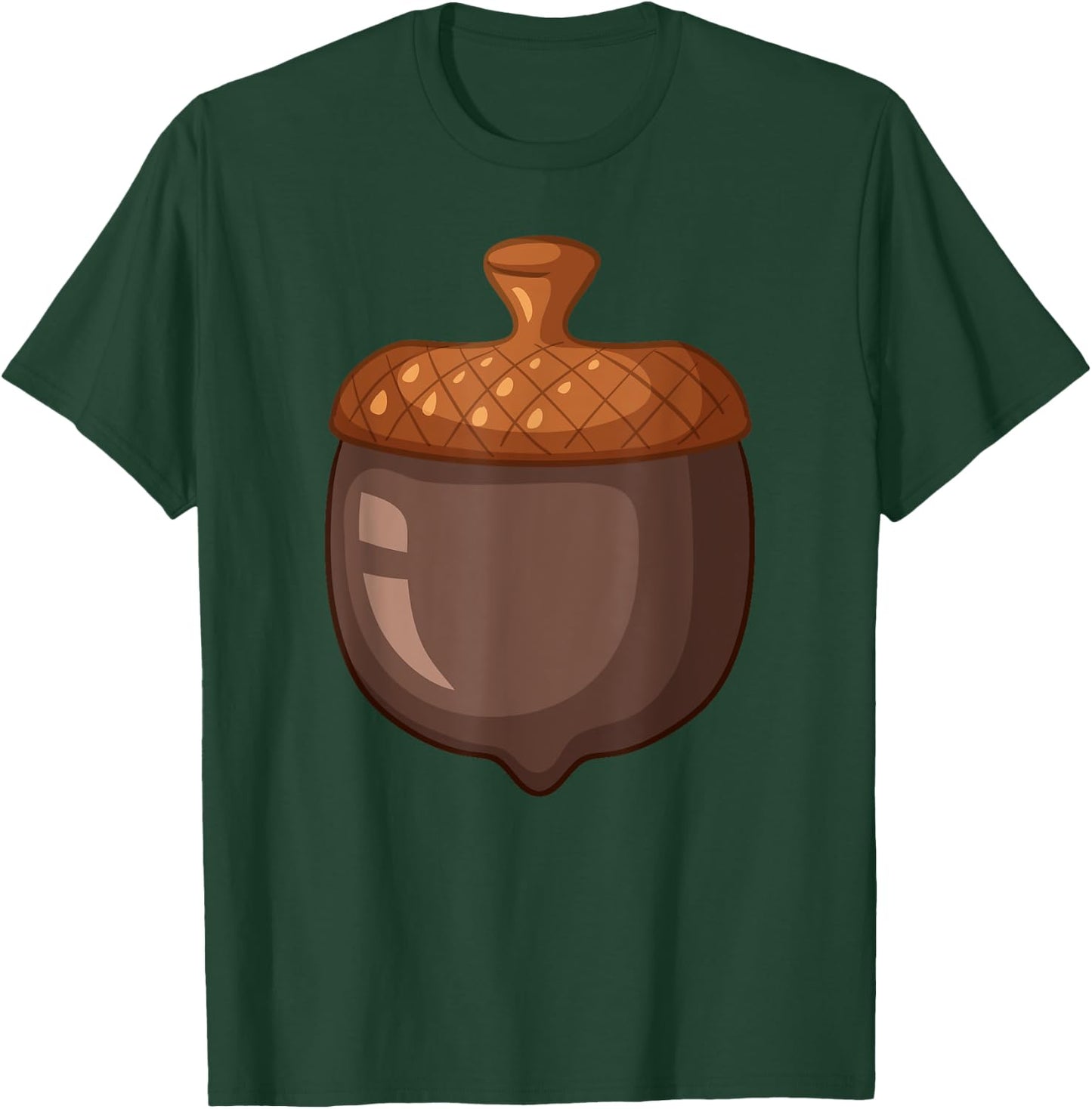 Big Acorn Costume Cute Easy Food Halloween Matching DIY T-Shirt - T-Shirt | Forest
