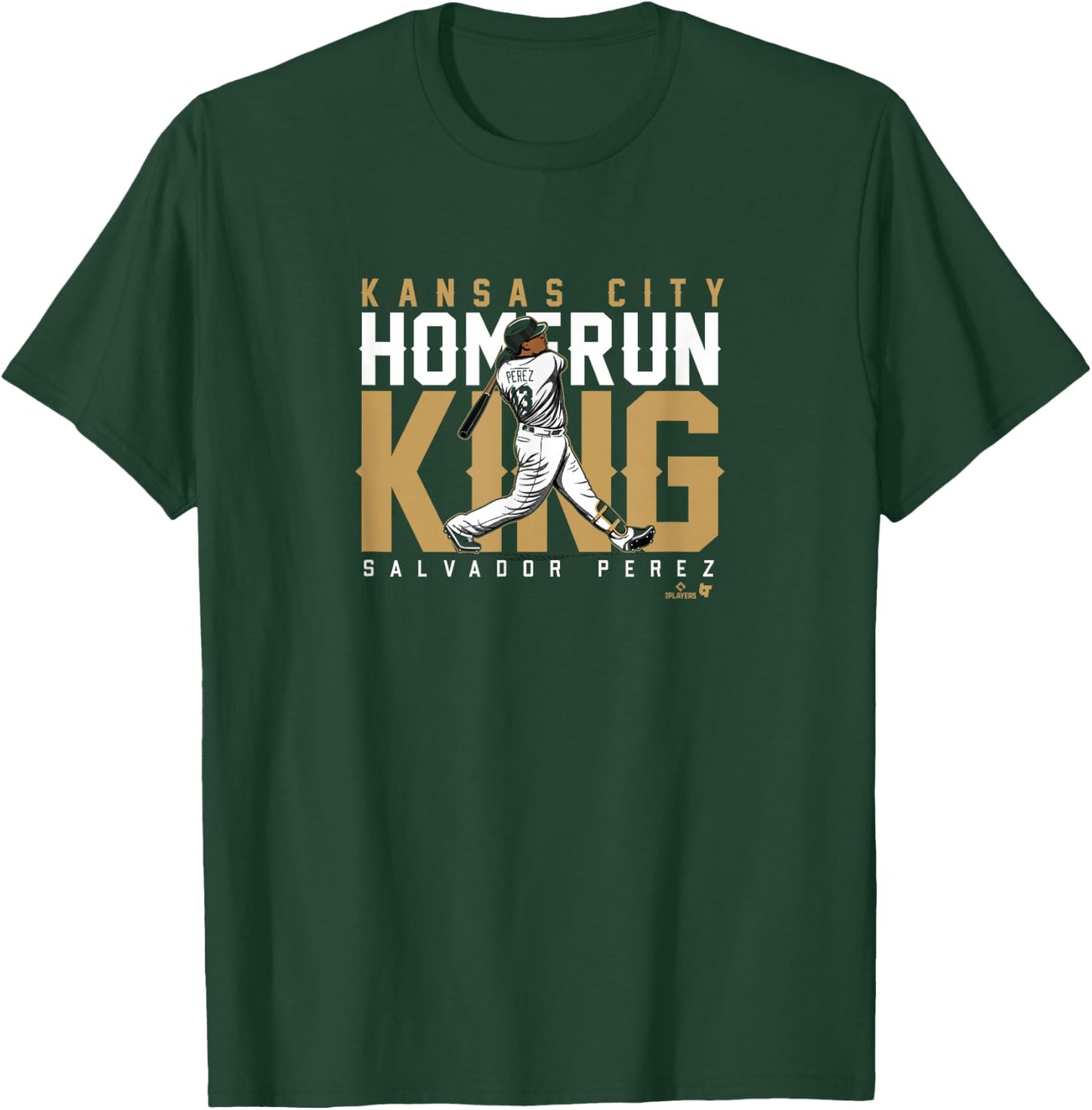 Salvador Perez: KC Home Run King - Kansas City Baseball T-Shirt - T-Shirt | Forest