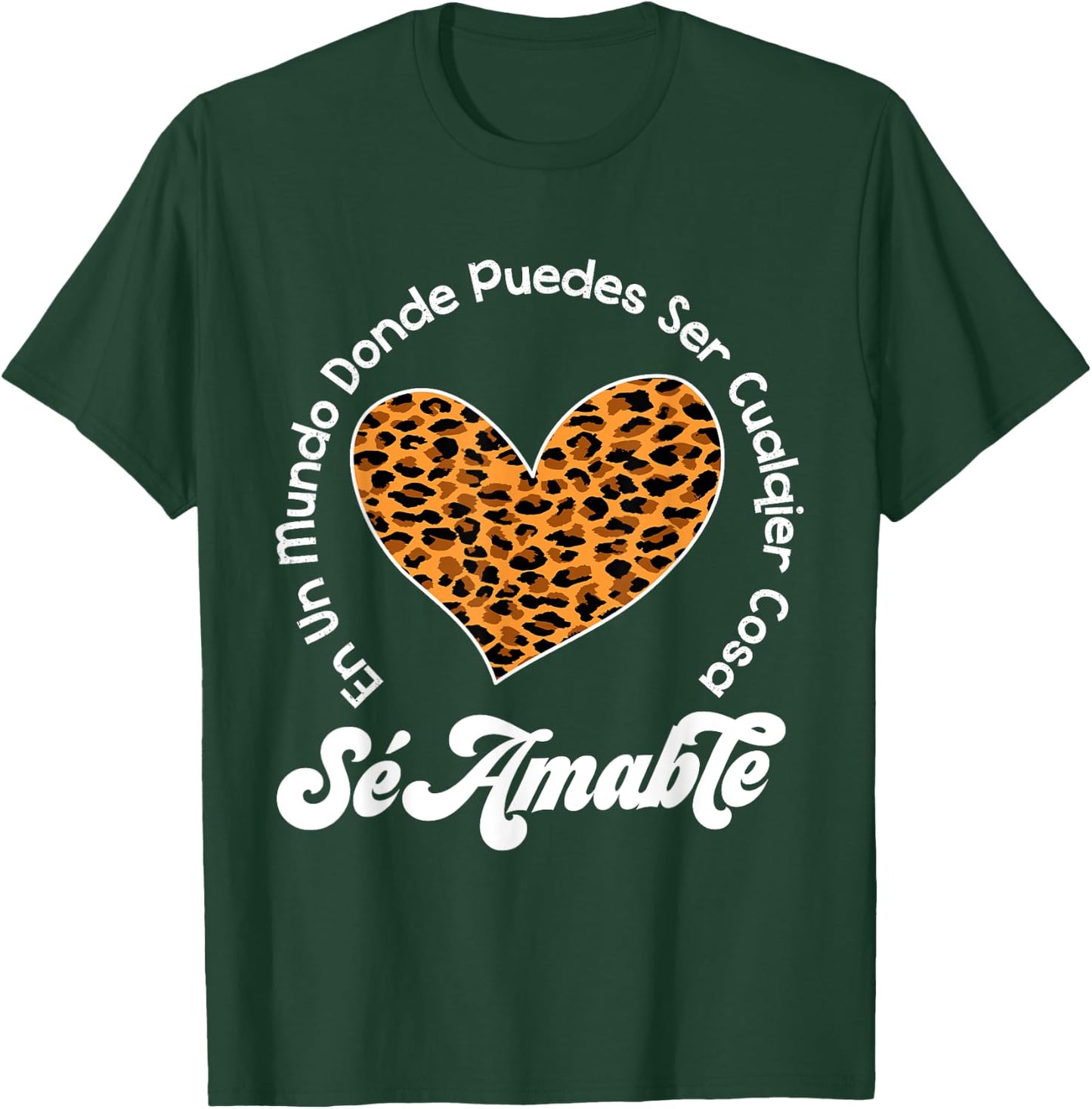 Matching Unity Day Orange Sé Amable Spanish Bilingual Kind T-Shirt - T-Shirt | Forest
