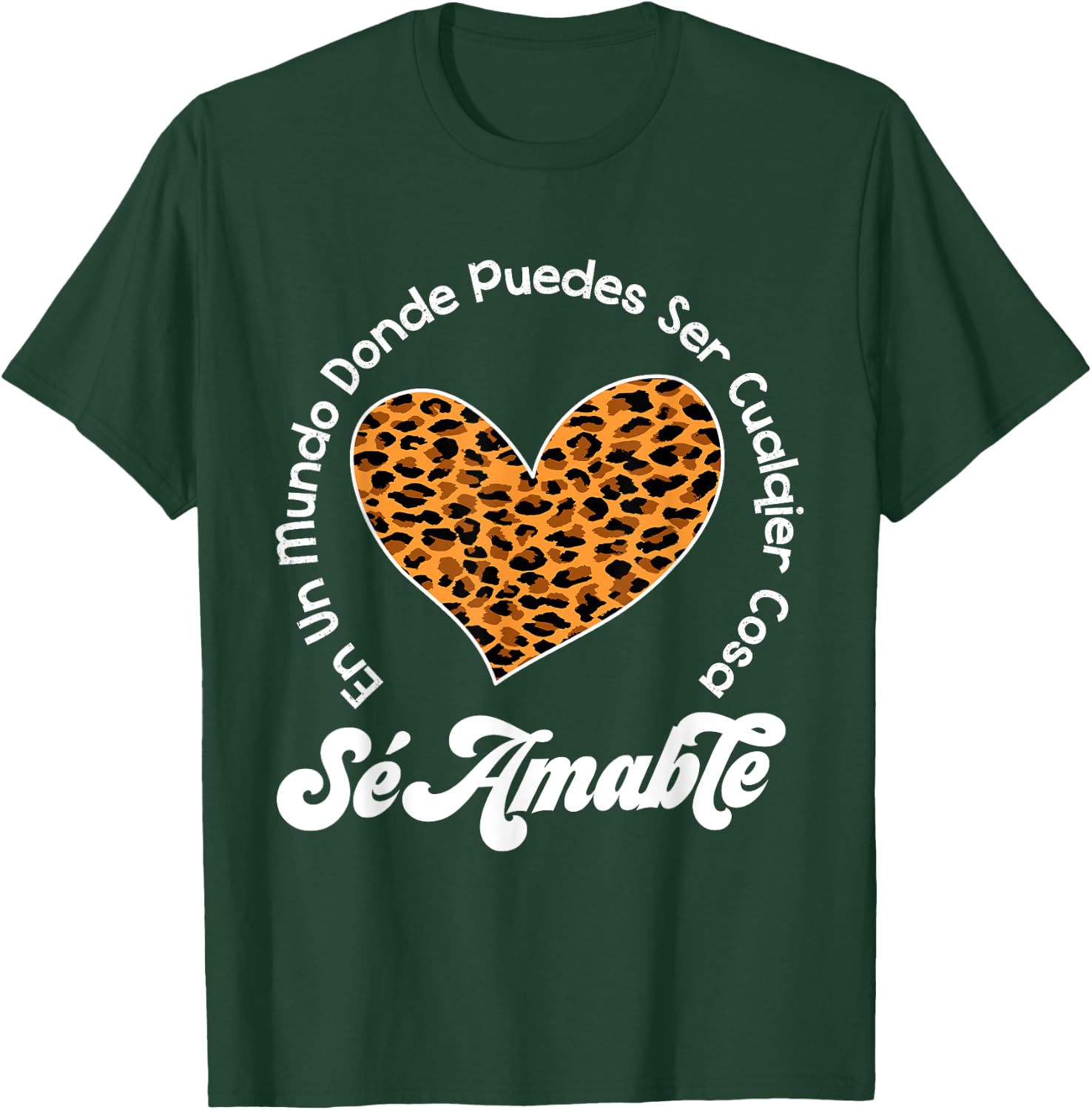 Matching Unity Day Orange Sé Amable Spanish Bilingual Kind T-Shirt - T-Shirt | Forest