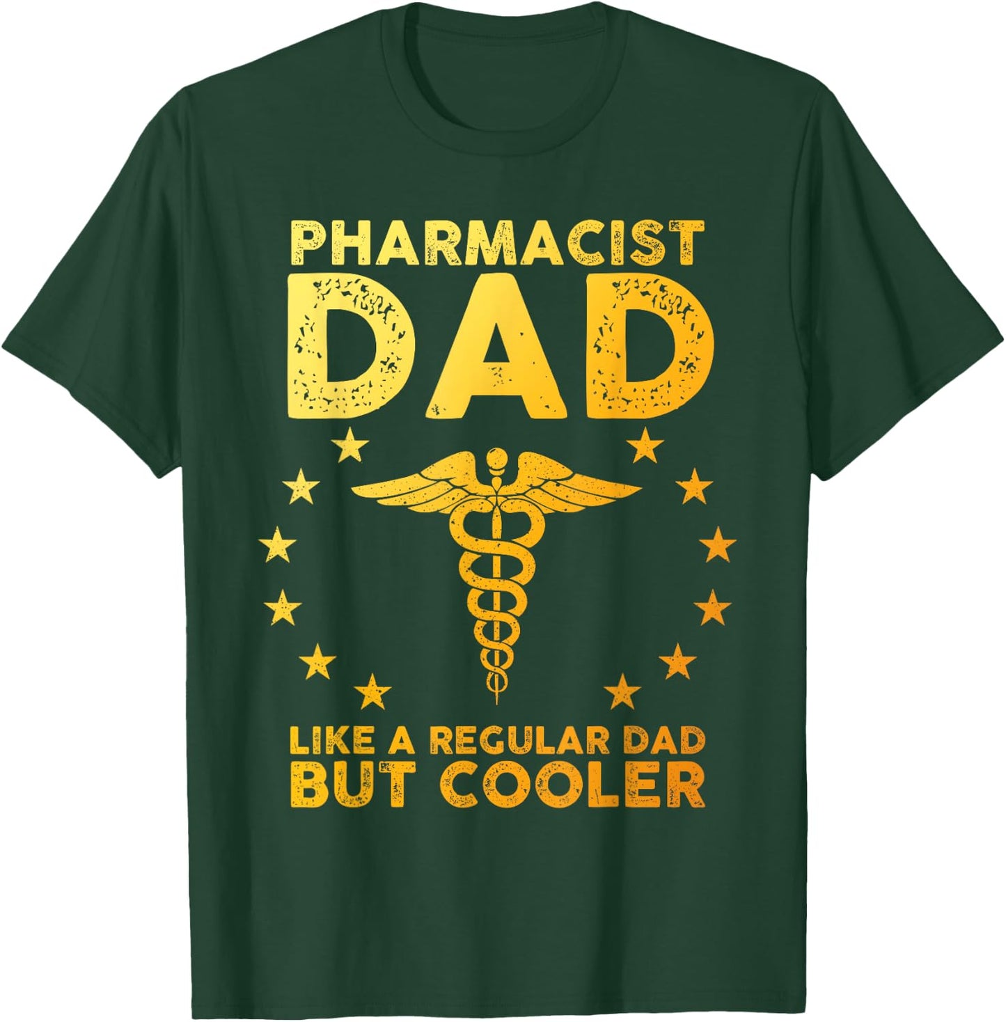 Funny Pharmacist Art For Dad Men School Pharmacy Technicians T-Shirt - T-Shirt | Forest
