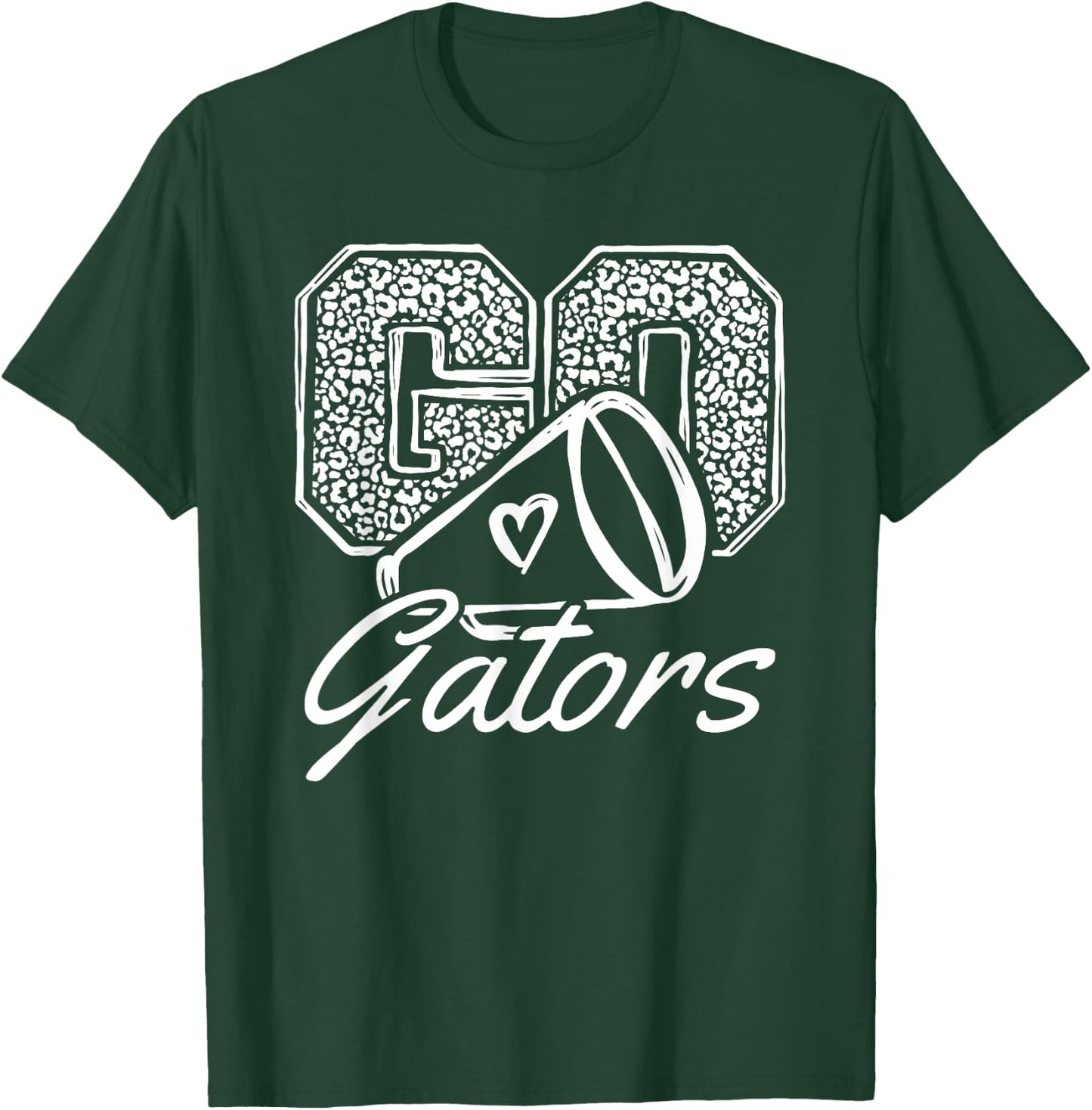 Go Cheer Gators Sports Name Gifts Men Women Boy Girl T-Shirt - T-Shirt | Forest