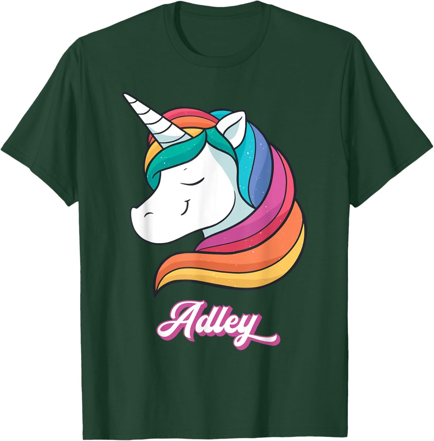 Adley Merch Unicorn Design T-Shirt - T-Shirt | Forest