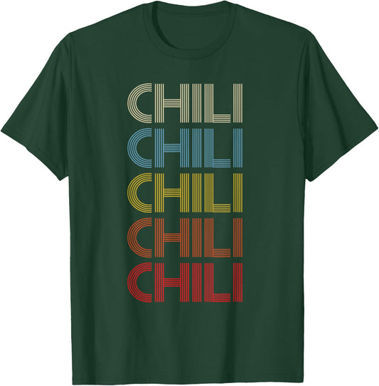 Pepper Retro Spicy Vintage Chili T-Shirt - T-Shirt | Forest