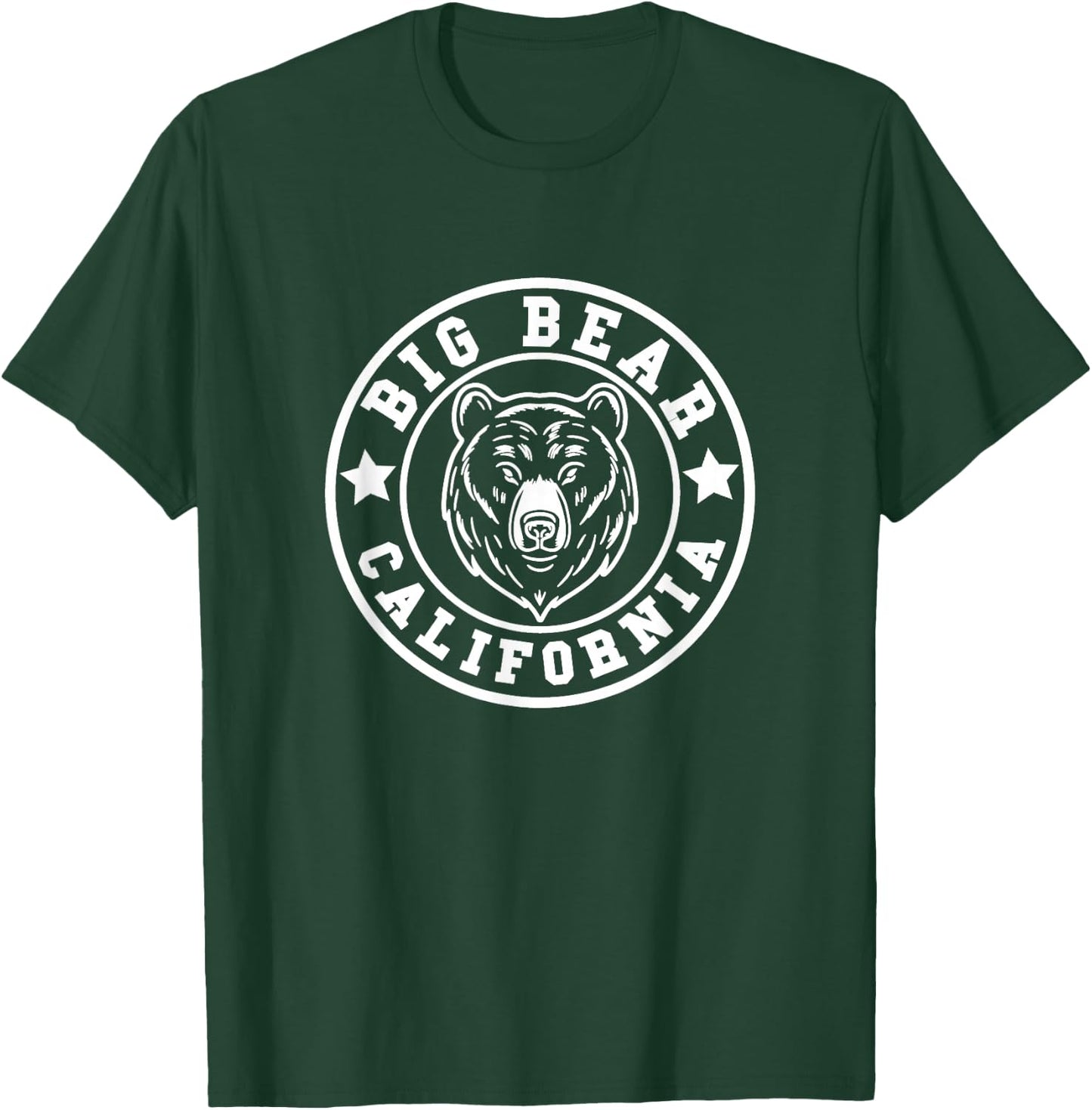 Big Bear - California - Athletic Throwback Design - Classic T-Shirt - T-Shirt | Forest