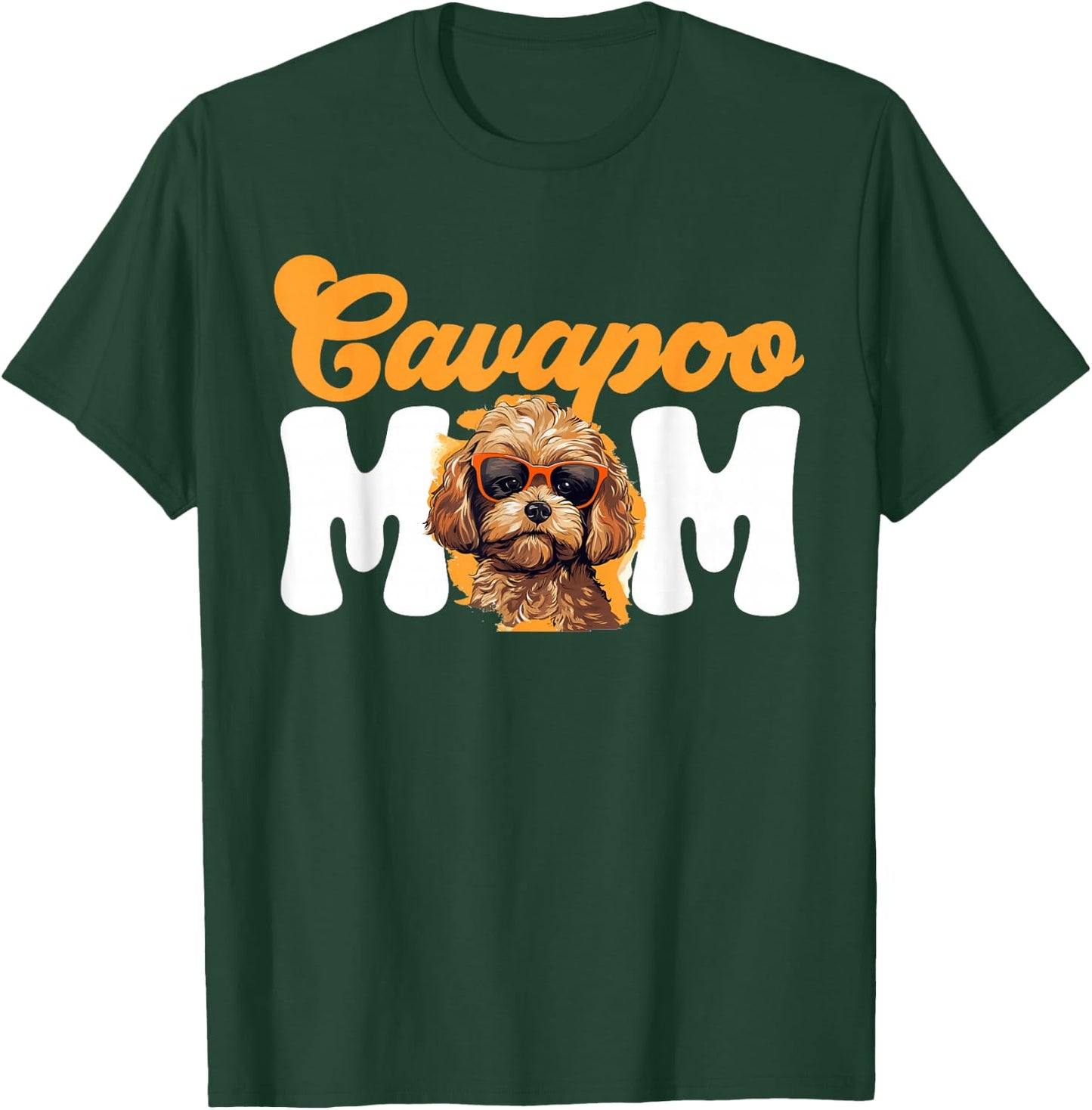 Cavapoo Dog Breed Pet Cavapoo Mom T-Shirt - T-Shirt | Forest