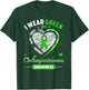 Heart I Wear Green For Cholangiocarcinoma Awareness Month T-Shirt - T-Shirt | Forest