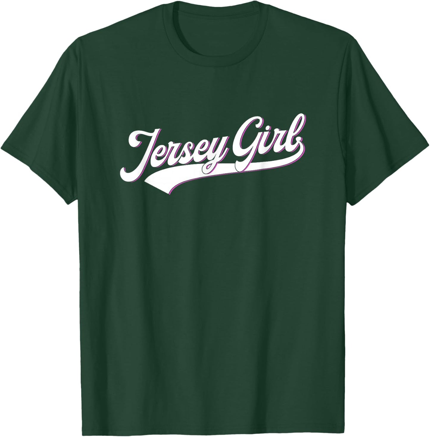 New Jersey State USA Jersey Girl for Girls, Women - Black, Small T-Shirt - T-Shirt | Forest