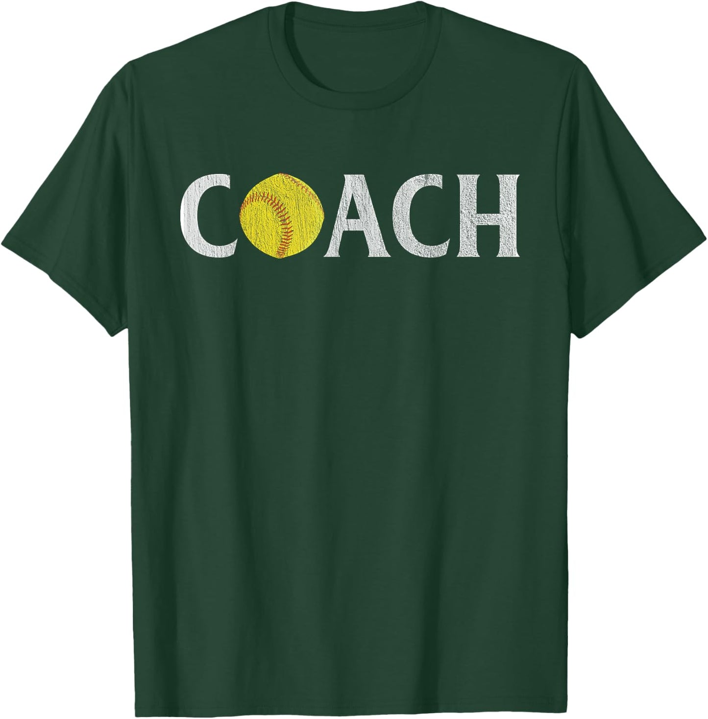 Softball Coach T-Shirt - T-Shirt | Forest