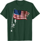 American Flag Fishing-Shirt 4th July Men Boy Patriotic Dad T-Shirt - T-Shirt | Forest