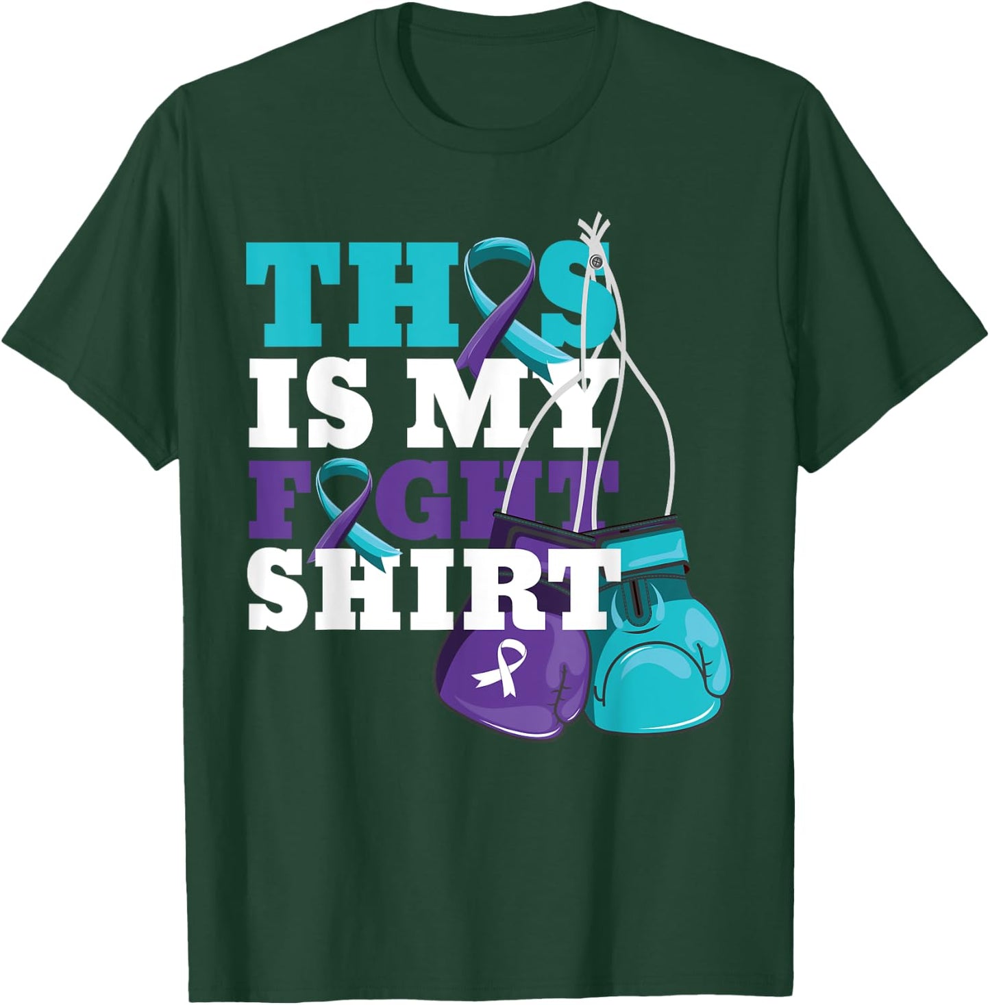 This Is My Fight Shirt Rheumatoid Arthritis Fighter Strong T-Shirt - T-Shirt | Forest