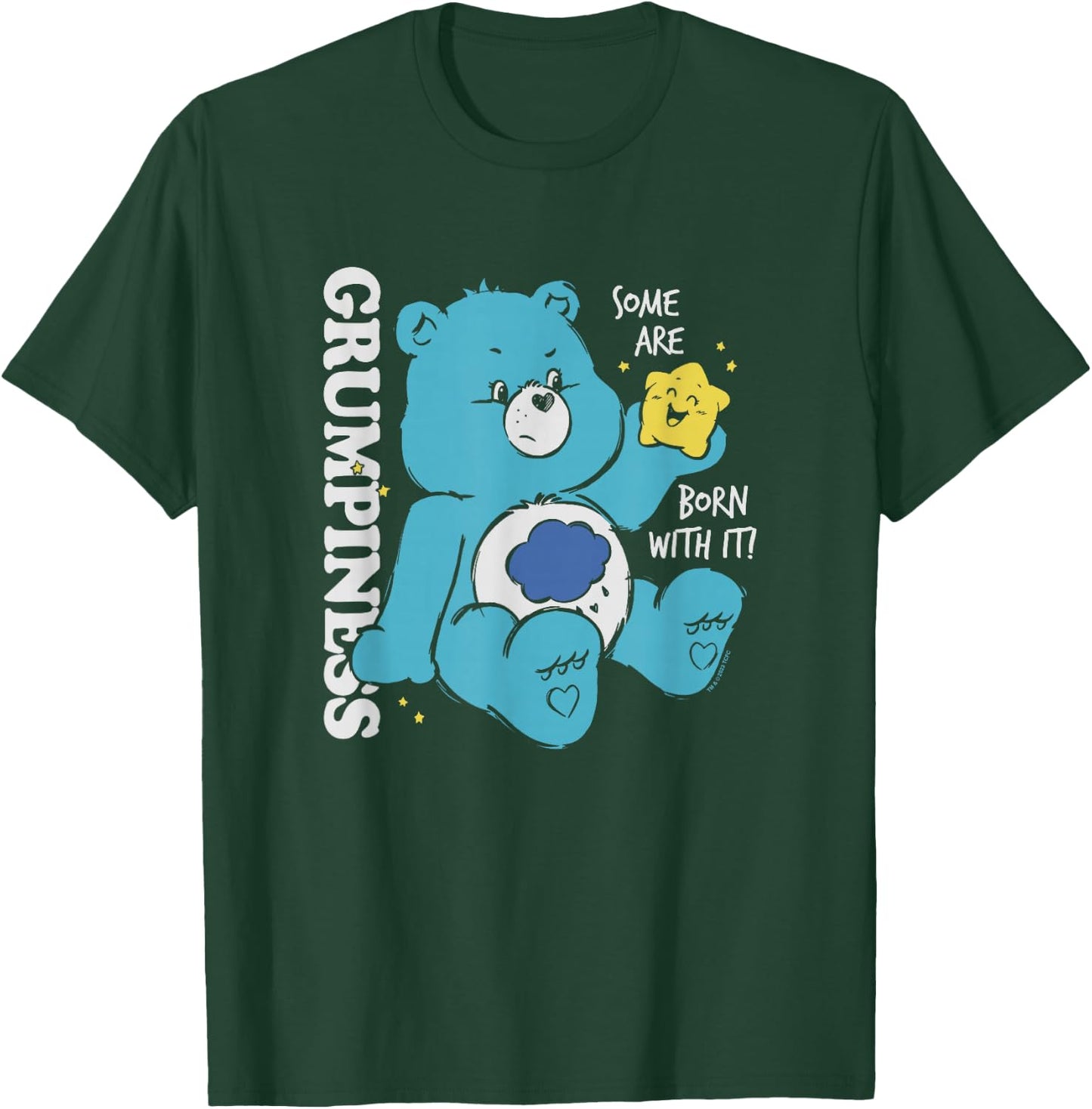 Care Bears Grumpy Bear Grumpiness Some are Born with It! T-Shirt - T-Shirt | Forest