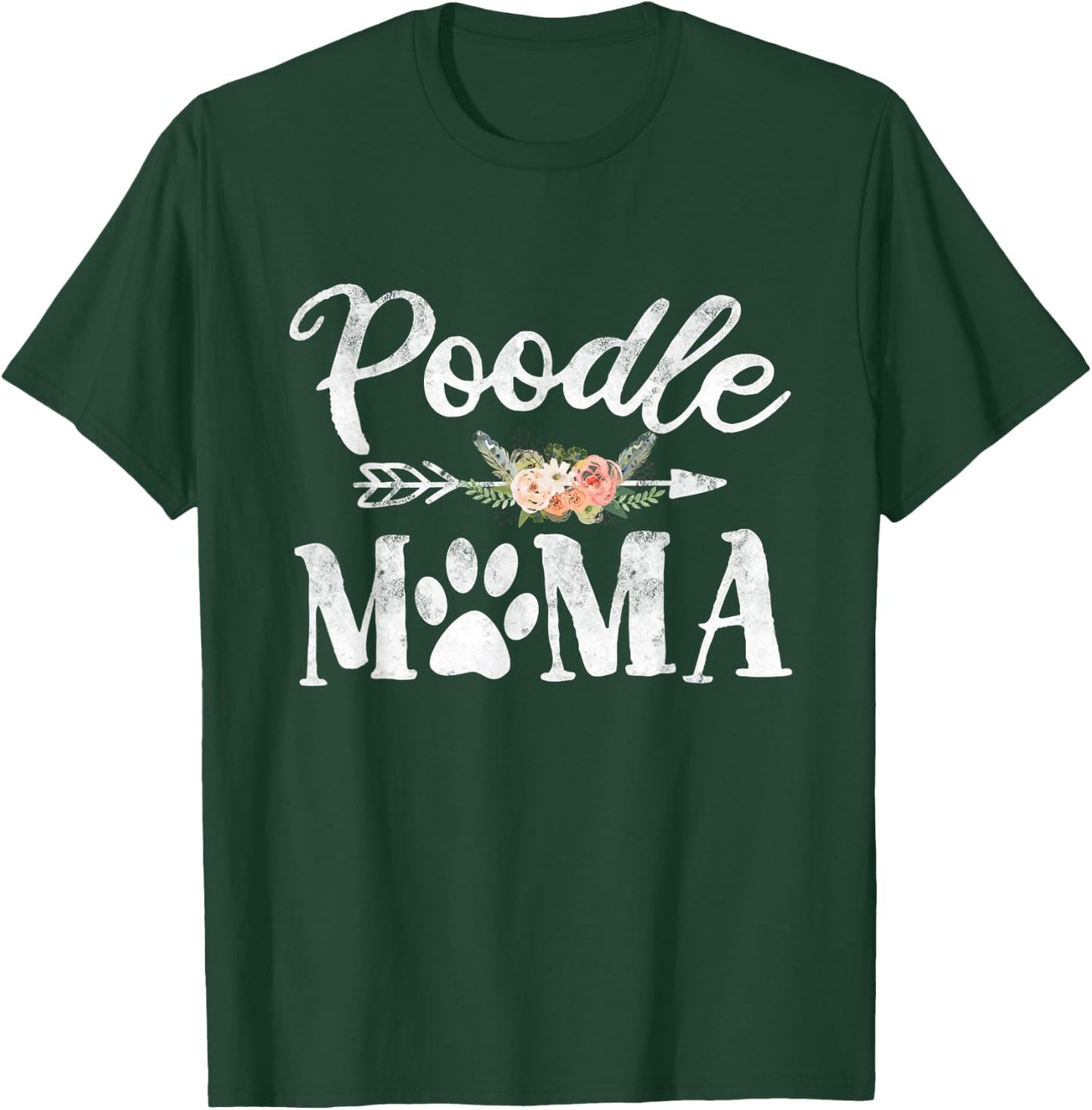 Poodle Mama Shirt Poodle Lover Owner - Dog Mom Men Women Kids T-Shirt - T-Shirt | Forest