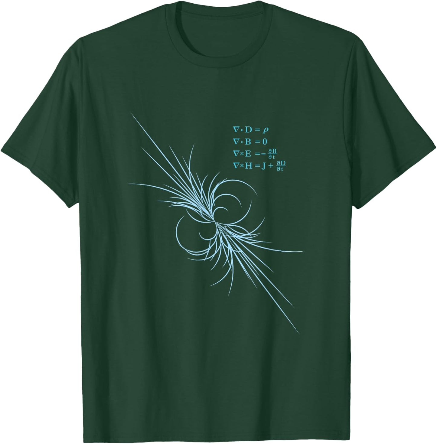 Maxwell Equation Physics Study Science Lover Physicist T-Shirt - T-Shirt | Forest