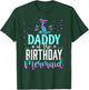 Daddy Of The Birthday Mermaid Funny Matching Family Party T-Shirt - T-Shirt | Forest