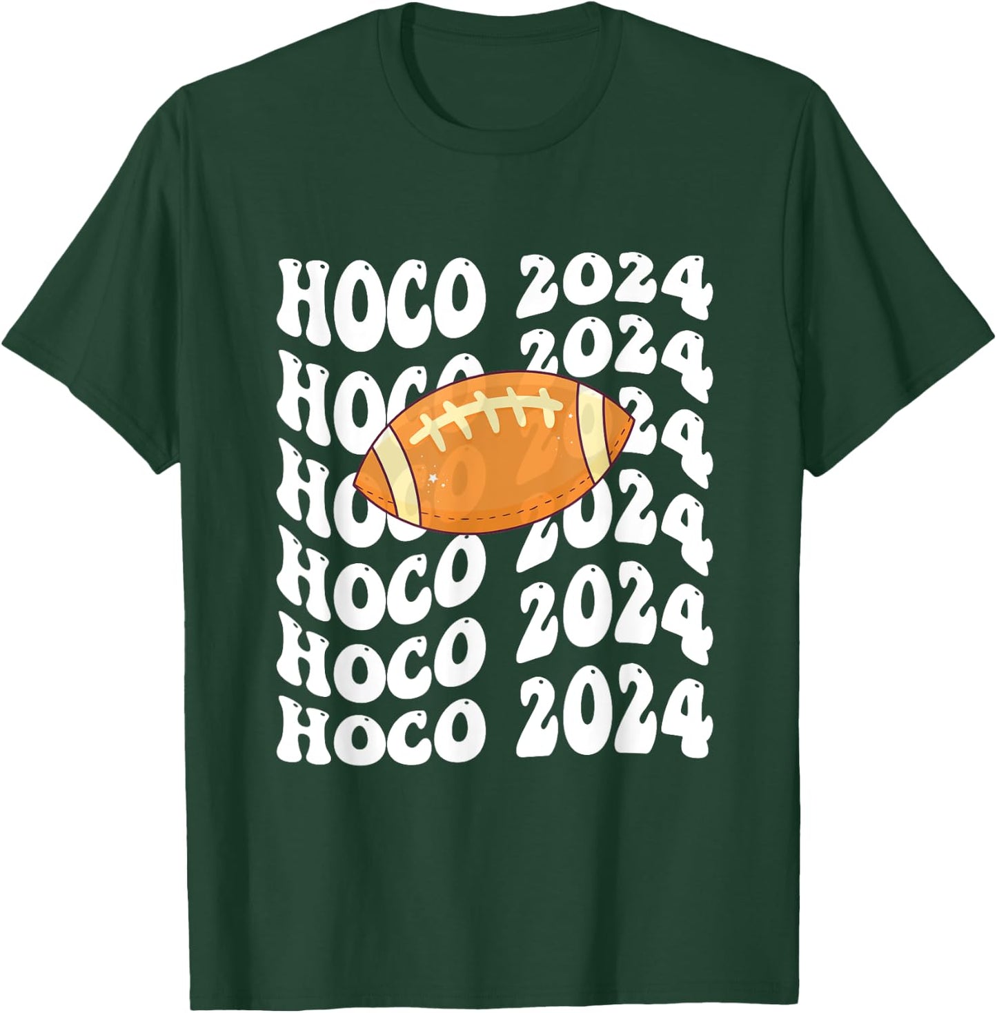 Retro Hoco 2024 Shirt Homecoming Shirt School Reunion T-Shirt - T-Shirt | Forest