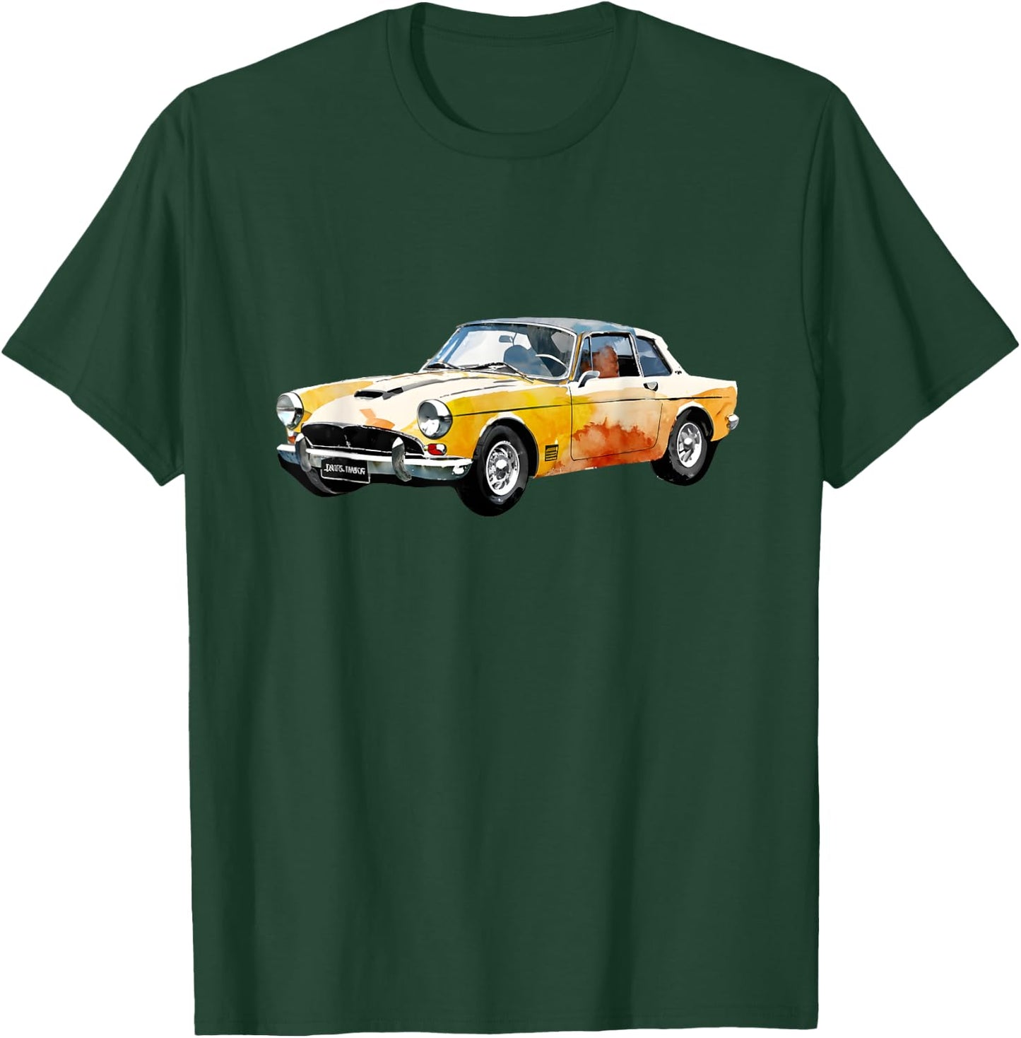 1967 Sunbeams Alpines Series V Vintage Car Graphic T-Shirt - T-Shirt | Forest