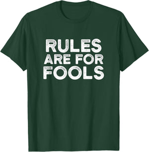 Rules Are For Fools Vintage Distressed T Shirt Rebel Inside T-Shirt - T-Shirt | Forest