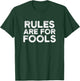 Rules Are For Fools Vintage Distressed T Shirt Rebel Inside T-Shirt - T-Shirt | Forest