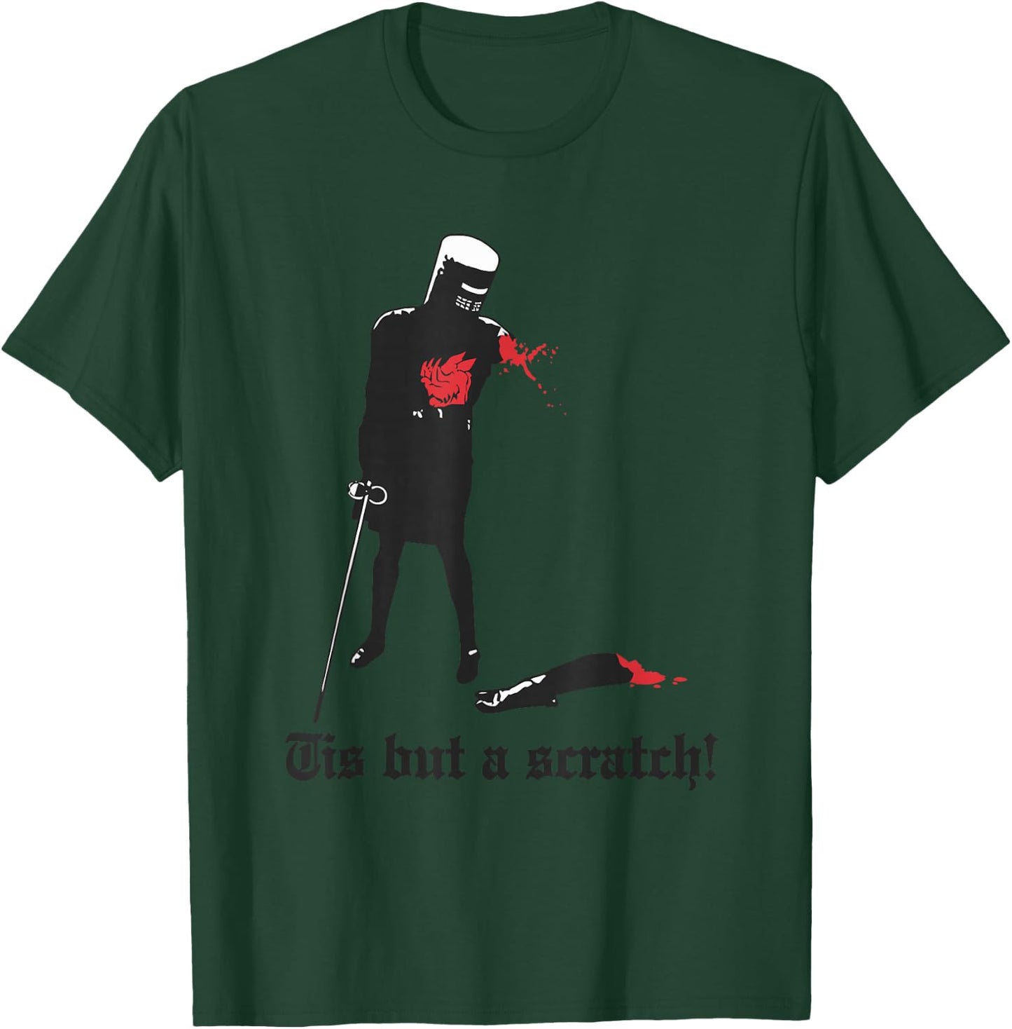 Tis But A Scratch! Apparel T-Shirt - T-Shirt | Forest