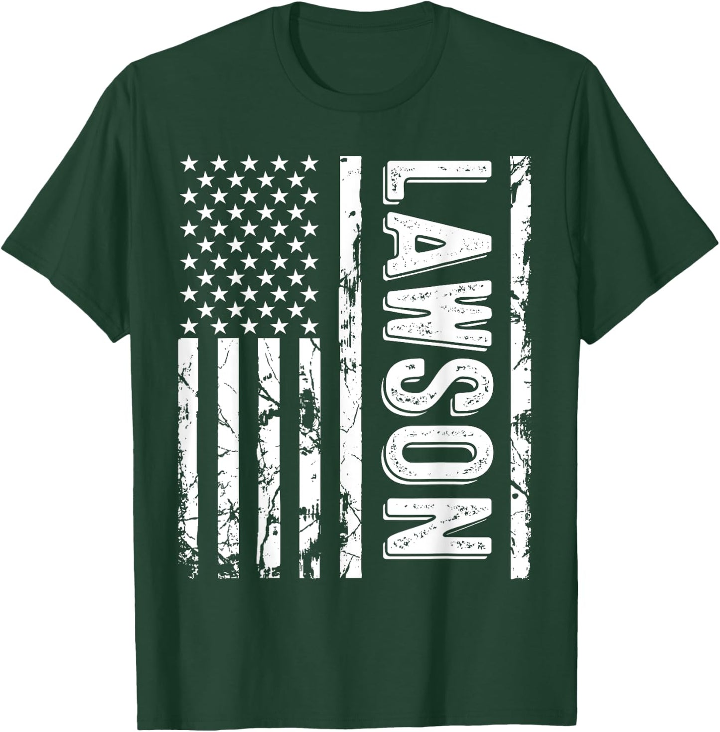 Lawson Last Name Funny Surname Team Lawson Family Reunion T-Shirt - T-Shirt | Forest