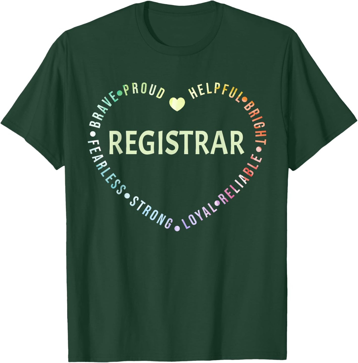School Registrar T-Shirt - T-Shirt | Forest