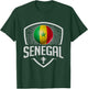 Soccer Support the Team Football Fan Senegalese Senegal Flag T-Shirt - T-Shirt | Forest
