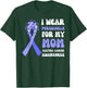 I Wear Periwinkle For My Mom Gastric Cancer Awareness Ribbon T-Shirt - T-Shirt | Forest