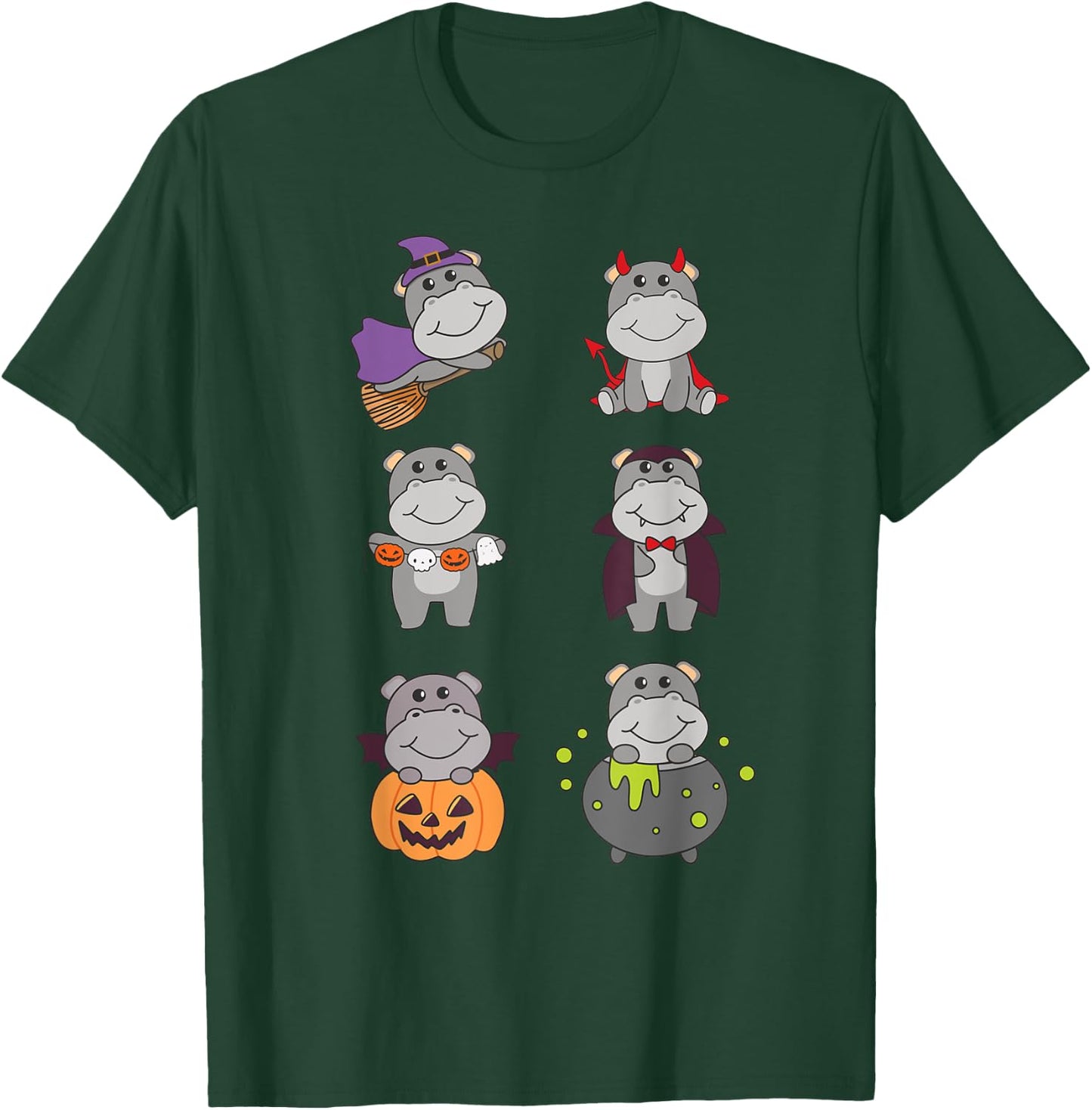 Hippo Halloween Costume Hippo Halloween T-Shirt - T-Shirt | Forest