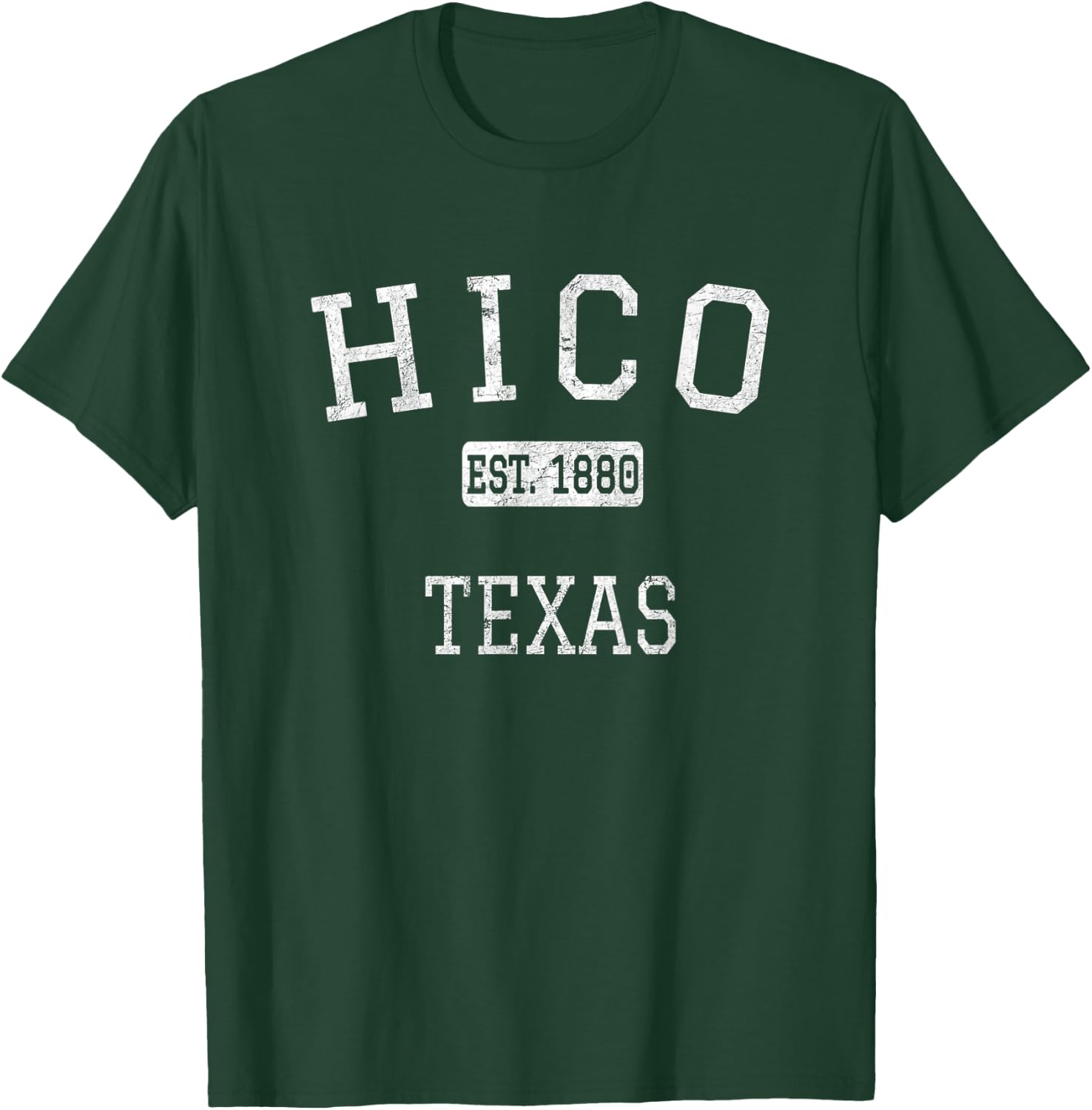 Hico Texas TX Vintage T-Shirt - T-Shirt | Forest