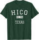 Hico Texas TX Vintage T-Shirt - T-Shirt | Forest
