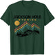 Jackson Hole Wyoming Ski Snowboard Winter Vintage Mountains T-Shirt - T-Shirt | Forest