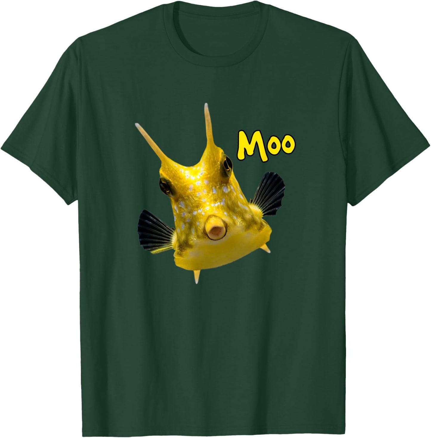 Cowfish Saltwater Aquarium Ocean Reef Fish Cowfish Lovers T-Shirt - T-Shirt | Forest