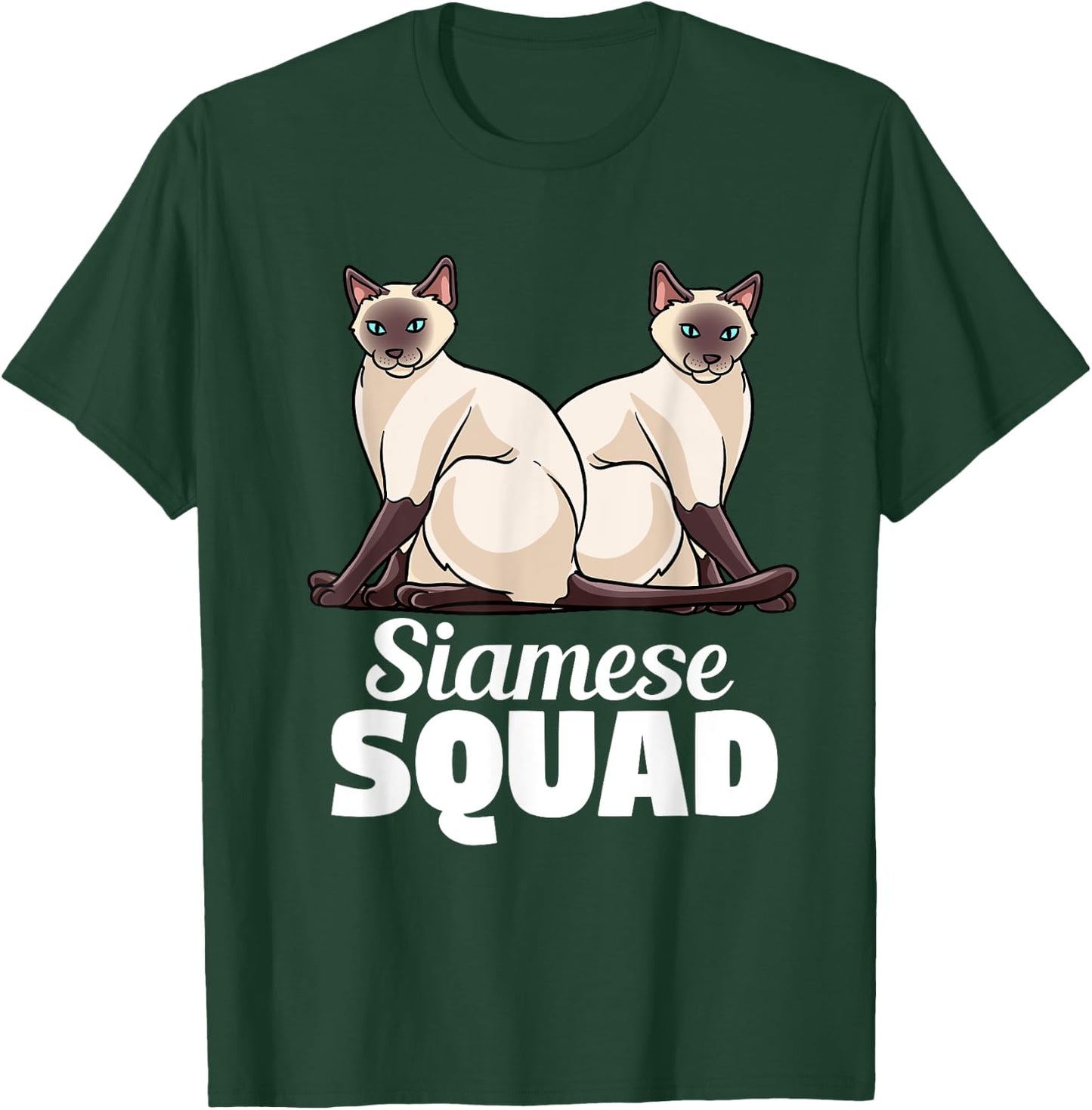 Siamese Cat Gift Men Kids - Love My Siamese Cat T-Shirt - T-Shirt | Forest