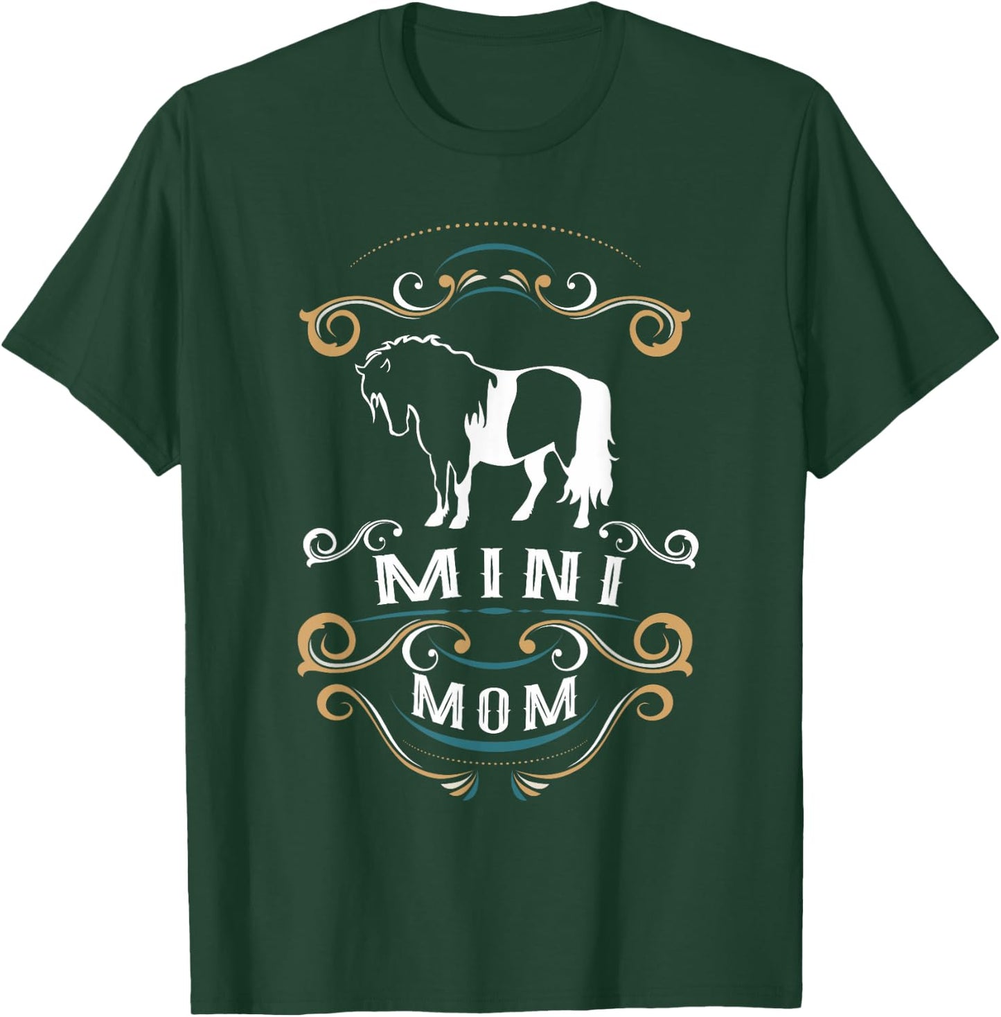 Mini Mom | Trending Miniature Horse T-Shirt - T-Shirt | Forest